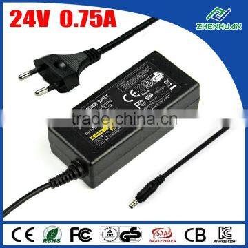 The adaptor 24V 0.75A power supply lcd tv lg tv power adapter