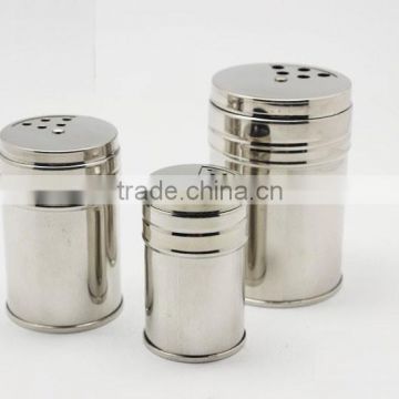 stainless steel salt and pepper cruet