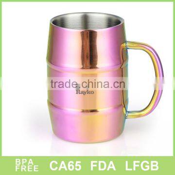 Hot sell manufacturer double wall custom moscow mule copper beer mug