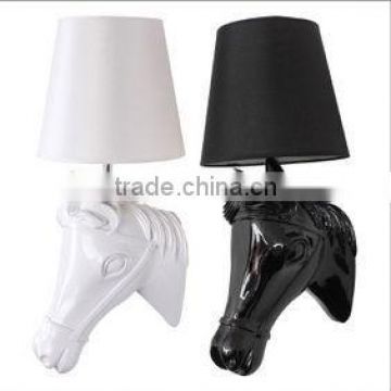 Horse head wall lights bracket lamp for hotel