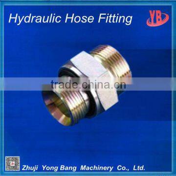 Forged pipe adapter for hydraulic hose fittings