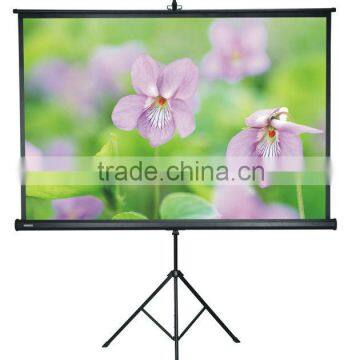 Elegant And Strong Support Tripod Projection Screen