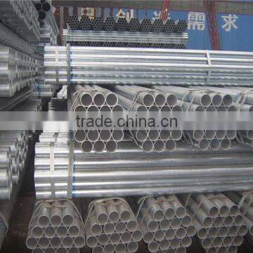 pre-galvanized carbon ERW steel tubes for steel fabrications