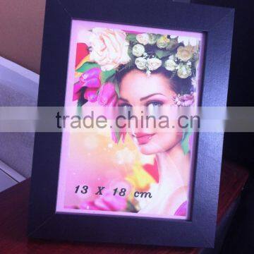 Wholesale cheap black paper wrapped film hot sexy girl MDF photo frame