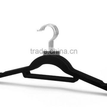 Flocked Plastic Short Clothes Hanger photo-2