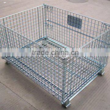 Stackable Foldable Wire Mesh Container