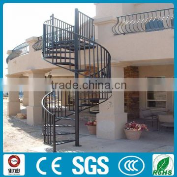 China factory exterior prefabricated steel stairs designs