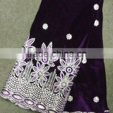 China Home Textiles Sequin Embroidery Velvet Fabric Printd Velvet Fabric Wholesale photo-5