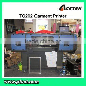 2016 top sale best quality Acetek tc202 t-shirt printer with dx5 print head