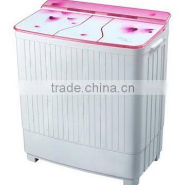 9.8KG Portable plastic top cover /glass lid of three tub semi auto washing machine