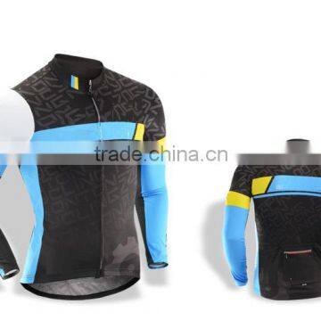 2016 best black blue mountain cycling jersey biking jersey