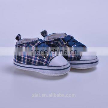 Wholesale Plaid Sneaker Cheap Soft Sole Baby Boy Shoes Quality Choice