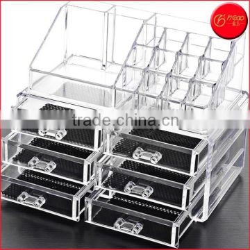 Alibaba cheapest Factory direct Price transparent acrylic makeup organizer