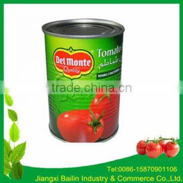 Factory supply health food canned tomato paste,tomato sauce,double concentrated