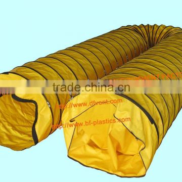 680gsm Yellow Mining Vent Duct, spiral&layflat type