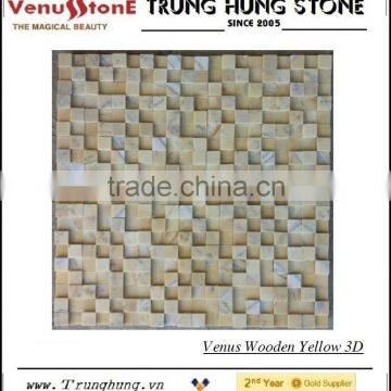 Vietnam 3D Yellow Wall Panel