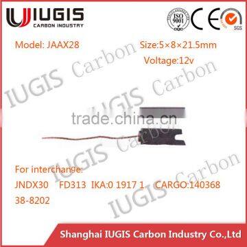 JAAX28 JNDX30 CARGO 140368 carbon brush for automobile parts