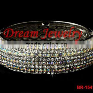 fashion wide rhinestone bangle