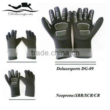 Keep Warm Neoprene Gloves,neoprene Yellow Diving Gloves,waterproof Neoprene Gloves (item:DG09)