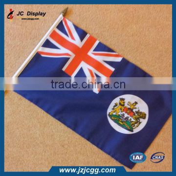 Screen Printing 100% Polyester Hand National Flag