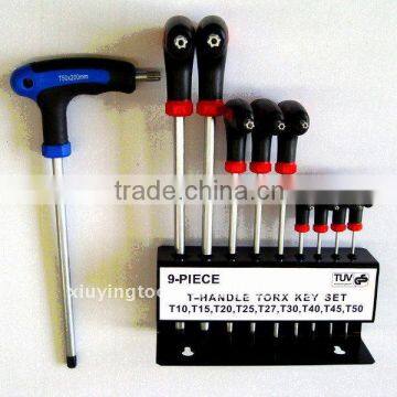 TOP T handle Long hex key set( CRV steel)