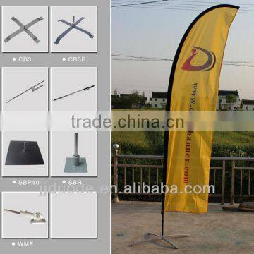 fiberglass feather flag banner for indoor outdoor