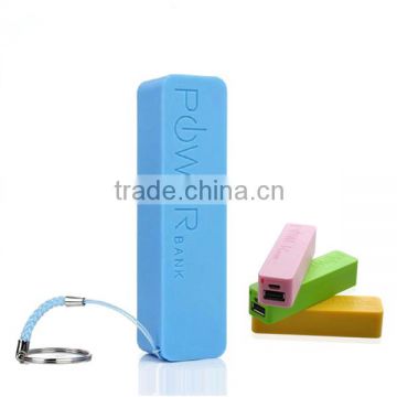 Single AAA Grade Battery top quality power bank square portable power Bank 2600mah 18650 Battery power bank