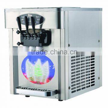 tabletop stainless steel automatic ice cream making machine