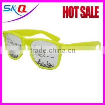 2015 custom sunglasses Logo On Lens Pinhole Sunglasses