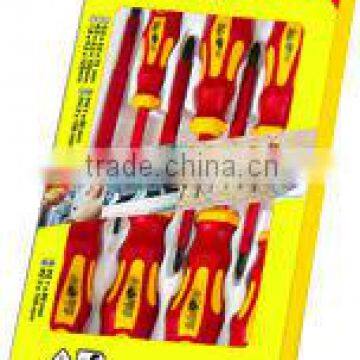 D258-13 7 PCS VDE Magnetic Insulated ELECTRICAL SCREWDRIVER SET