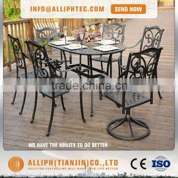 2016 New Design Cast Aluminum Outdoor Furniture Table And Chair Set