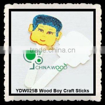 Wood Boy and Girl Craft Sticks