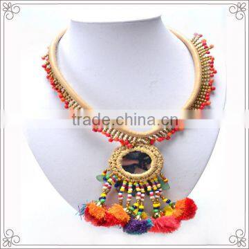 Tassel Pendant Ethnic Necklace for Women