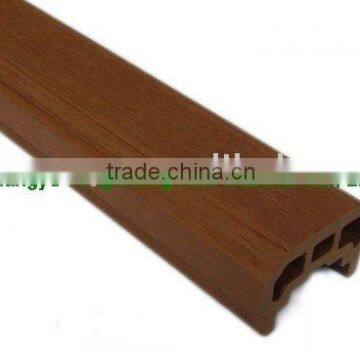 Wood plastic composite rail