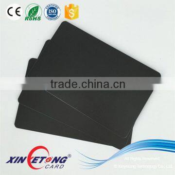 Whole Black PVC Material Plasitc Black PVC Card with Matte Surface