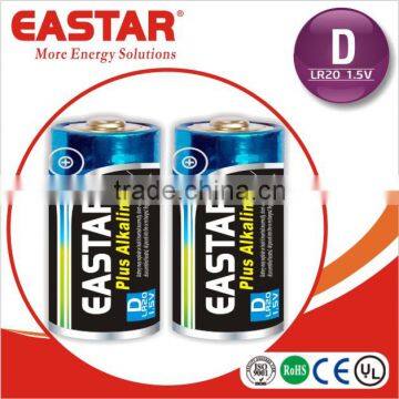 LR20 battery alkaline manganese dioxide