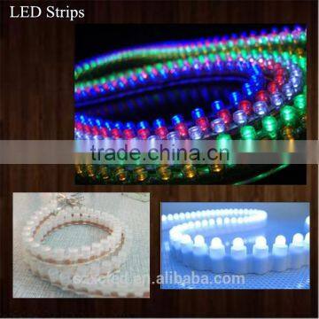 CE RoHS (XC-5050-60LED/M) Indoor/Outdoor Soft/flexible and Hard/rigid LED Strips Lights Display photo-3