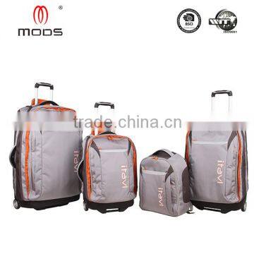 school bag SPORT STYLE 3 PCS A SET POLYESTER MATERIAL TROLLEY LUGGAGES WITH BACKPACK