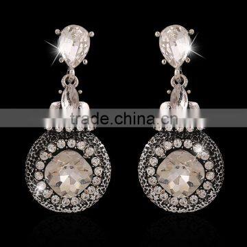 2016 Popular Fashion Diamond Earrings Double Sided Front and Back earring hidden camera