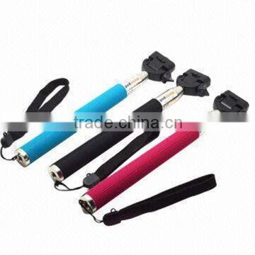 wholesale monopod Wireless bluetooth Shutter handheld smartphone monopod with Clip Holder aluminum for All Brand Phone