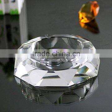 Hot Sale Round Shape Promotional Crystal Glass Ashtray photo-2