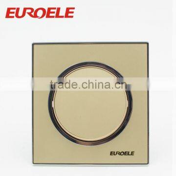 Champagne Gold Acylic Round 1gang wall switch socket