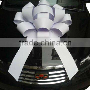 White Big Wedding Gift Ribbon Bow