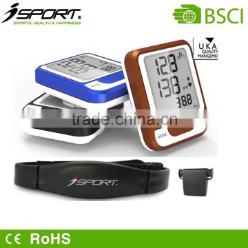 Waterproof wireless cycle computers for cycling large LCD displa with heart rate monitor CE RoHs tested