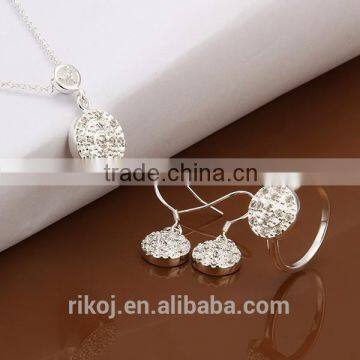 2015 china wholesale 925 sterling silver micro jewelry sets