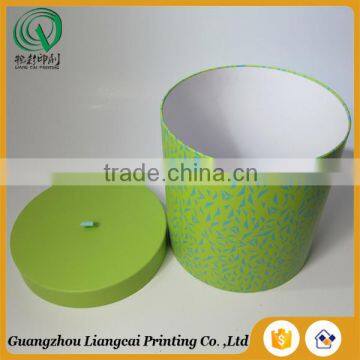 Cheap fancy customized full color printing large cylinder gift box round toy box for sale