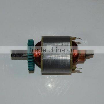 Rotor and stator for electric hand drill, 6A 5 teeth