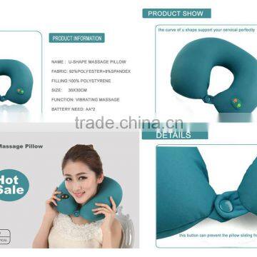 design U shape memory foam folding travel neck pillow