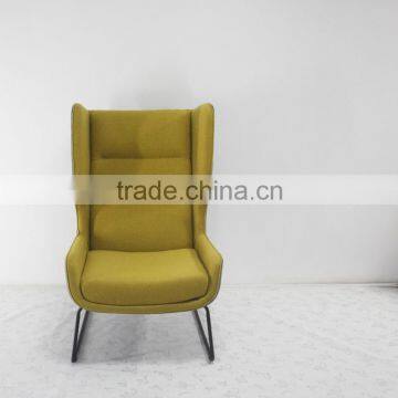 Living room furniture modern single seat sofa chair with metal leg