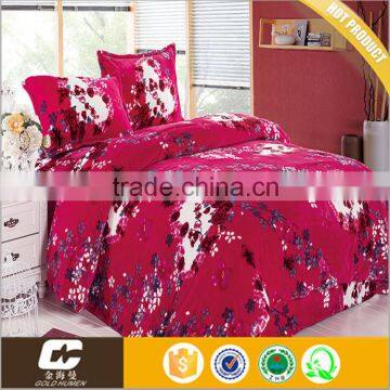 100%polyester flannel fabric for bedding sets